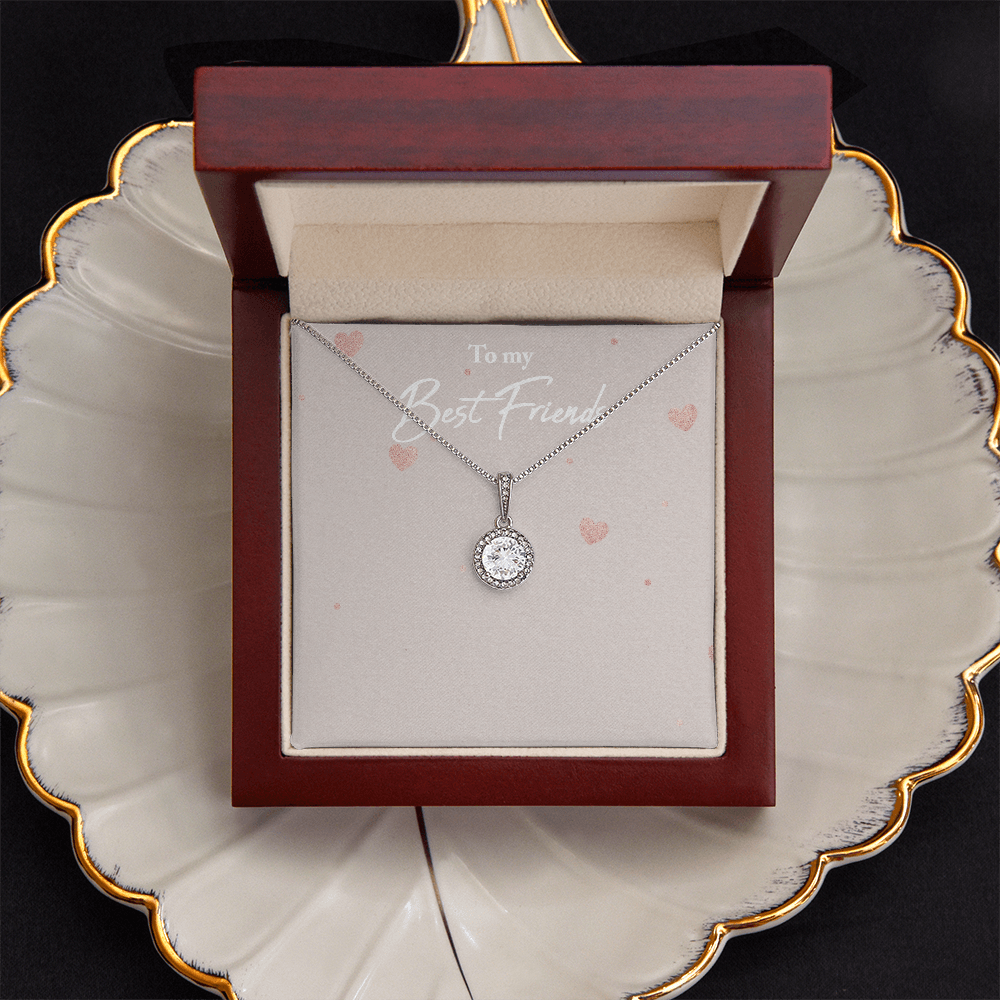 Halskette Zirkonia Crystal Weißgold