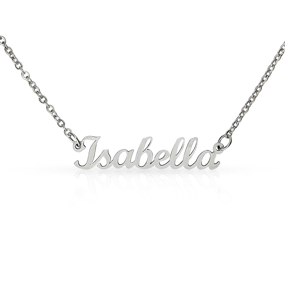 Collier prénom enfant en Argent 925 ou Plaqué or