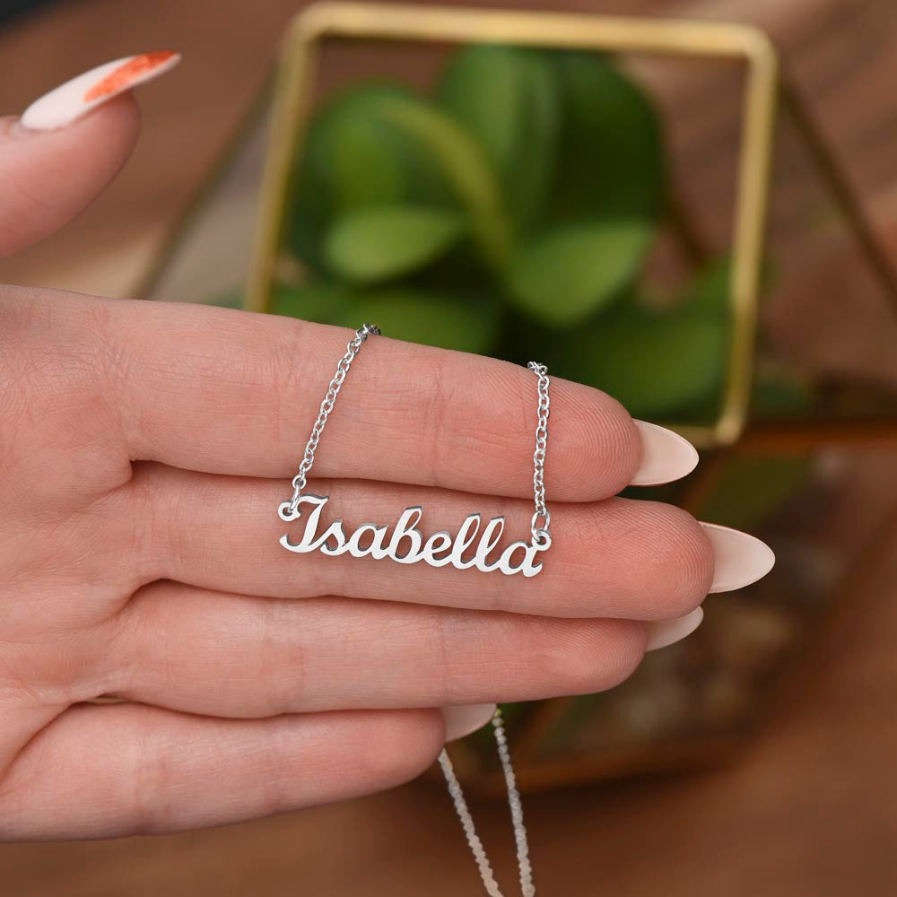 Collier prénom enfant en Argent 925 ou Plaqué or