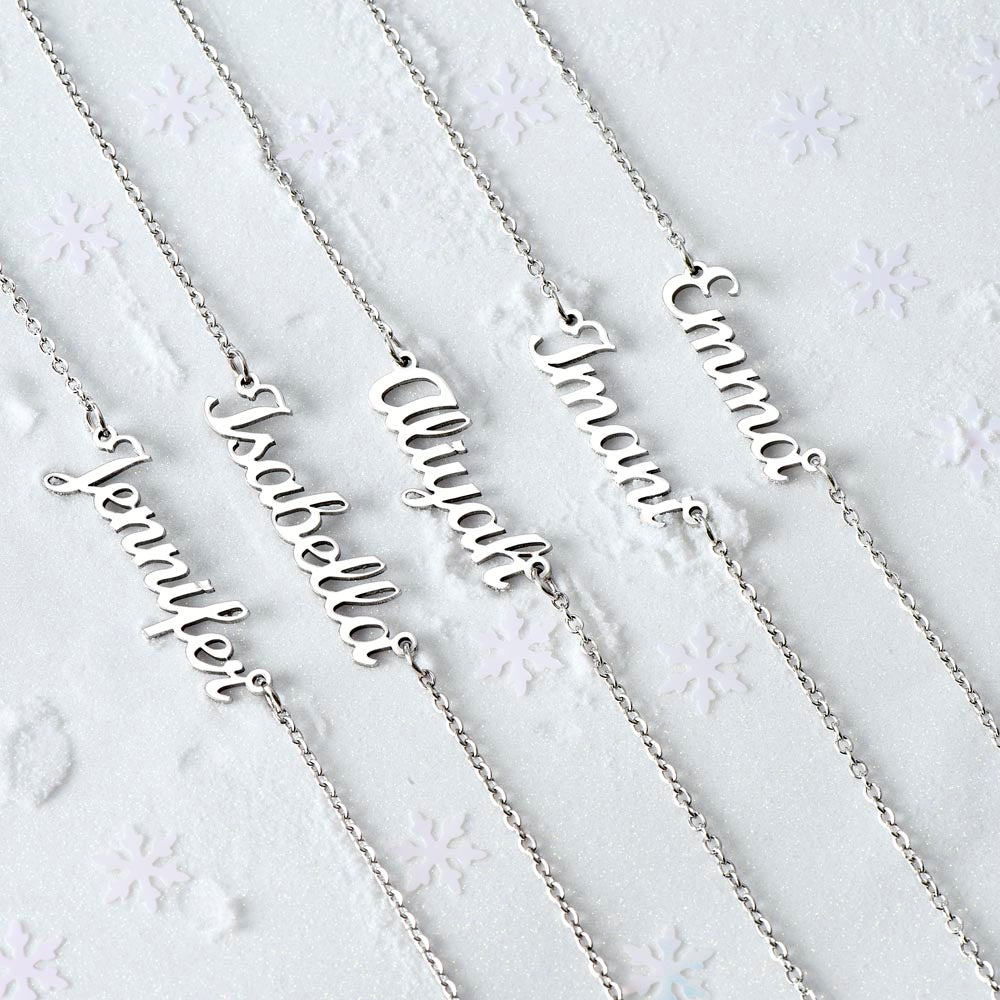 Collier prénom enfant en Argent 925 ou Plaqué or