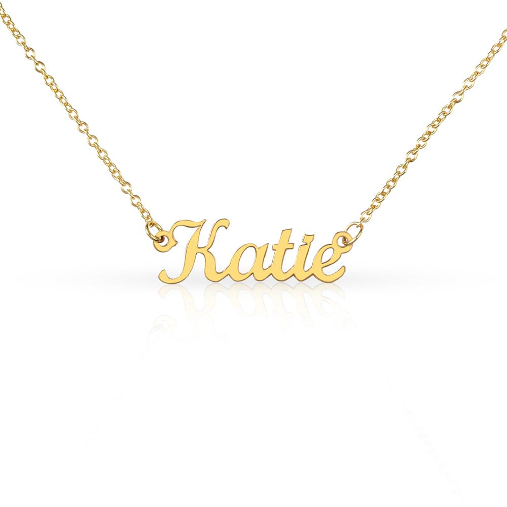 Collier prénom enfant en Argent 925 ou Plaqué or